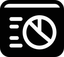 Chart icon symbol image for data statistic analysis illustration vector