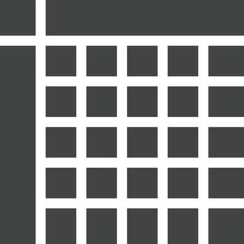 Chart icon symbol image for data statistic analysis illustration vector