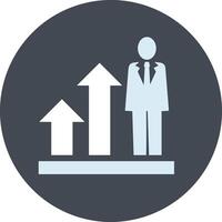 Chart icon symbol image for data statistic analysis illustration vector