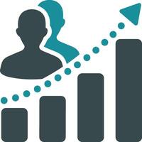 Chart icon symbol image for data statistic analysis illustration vector