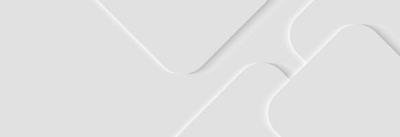 resumen blanco cuadrado forma antecedentes. elegante geométrico forma cubrir modelo con ligero sombra. traje para fondo de pantalla, cubrir, póster, bandera, folleto, presentación, sitio web vector