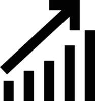Chart icon symbol image for data statistic analysis illustration vector