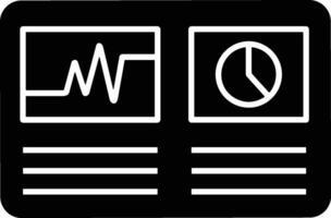 Chart icon symbol image for data statistic analysis illustration vector