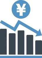 Chart icon symbol image for data statistic analysis illustration vector