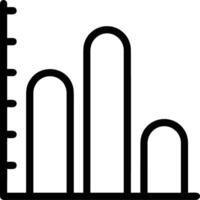 Chart icon symbol image for data statistic analysis illustration vector