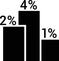 Chart icon symbol image for data statistic analysis illustration vector