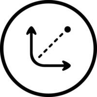 Chart icon symbol image for data statistic analysis illustration vector