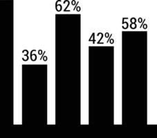 Chart icon symbol image for data statistic analysis illustration vector