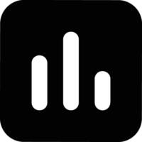 Chart icon symbol image for data statistic analysis illustration vector