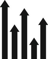 Chart icon symbol image for data statistic analysis illustration vector