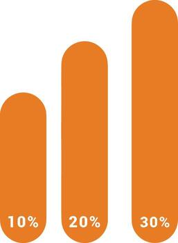 Chart icon symbol image for data statistic analysis illustration vector