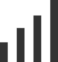 Chart icon symbol image for data statistic analysis illustration vector