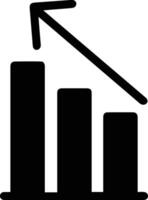 Chart icon symbol image for data statistic analysis illustration vector