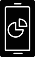 Chart icon symbol image for data statistic analysis illustration vector