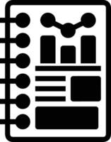 Chart icon symbol image for data statistic analysis illustration vector