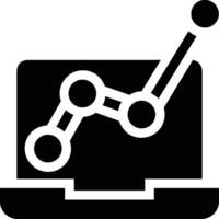 Chart icon symbol image for data statistic analysis illustration vector