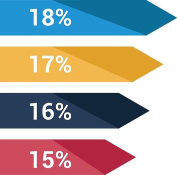 Chart icon symbol image for data statistic analysis illustration vector