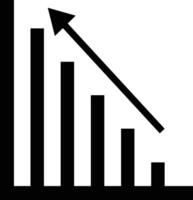 Chart icon symbol image for data statistic analysis illustration vector