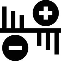 Chart icon symbol image for data statistic analysis illustration vector