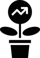 Chart icon symbol image for data statistic analysis illustration vector