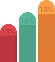 Chart icon symbol image for data statistic analysis illustration vector