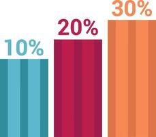 Chart icon symbol image for data statistic analysis illustration vector