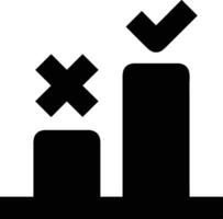 Chart icon symbol image for data statistic analysis illustration vector