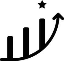 Chart icon symbol image for data statistic analysis illustration vector