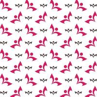 Pink Lotus specialized trendy multicolor repeating pattern illustration design vector