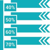 Chart icon symbol image for data statistic analysis illustration vector
