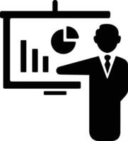 Chart icon symbol image for data statistic analysis illustration vector
