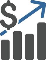 Chart icon symbol image for data statistic analysis illustration vector