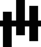 Chart icon symbol image for data statistic analysis illustration vector