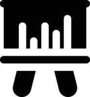 Chart icon symbol image for data statistic analysis illustration vector