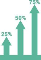 Chart icon symbol image for data statistic analysis illustration vector
