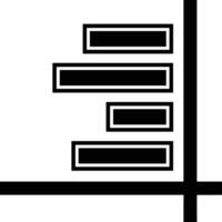 Chart icon symbol image for data statistic analysis illustration vector