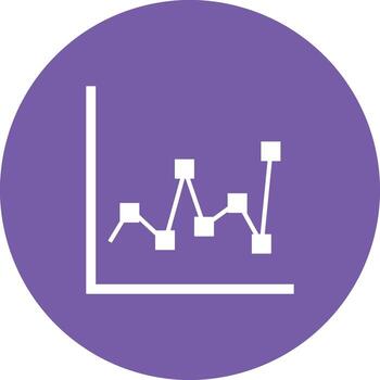 gráfico icono símbolo imagen para datos estadística análisis ilustración vector