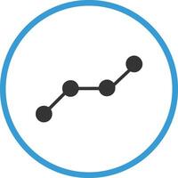 Chart icon symbol image for data statistic analysis illustration vector
