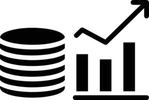 Chart icon symbol image for data statistic analysis illustration vector