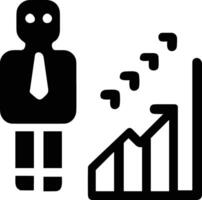 Chart icon symbol image for data statistic analysis illustration vector