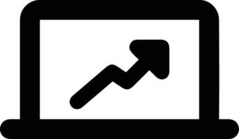 Chart icon symbol image for data statistic analysis illustration vector