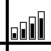 Chart icon symbol image for data statistic analysis illustration vector