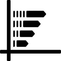Chart icon symbol image for data statistic analysis illustration vector