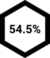 Chart icon symbol image for data statistic analysis illustration vector