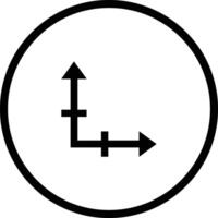 Chart icon symbol image for data statistic analysis illustration vector