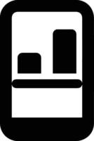 Chart icon symbol image for data statistic analysis illustration vector