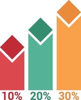 Chart icon symbol image for data statistic analysis illustration vector