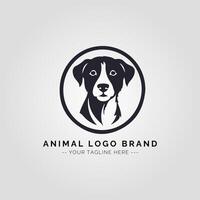 Animal Minimalist Logo Concept vector