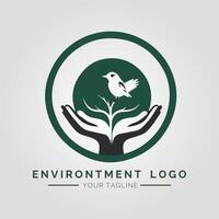 Environtment Minimalist Logo vector