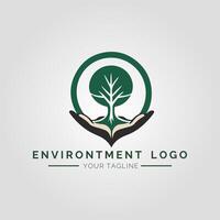 Environtment Minimalist Logo vector
